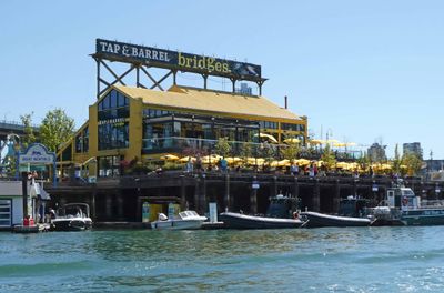 Enjoyed a good lunch on Grantville Island, Vancouver