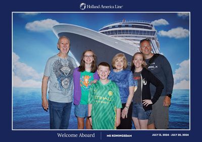 Boarding the Holland America Koningsdam