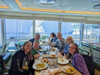 Lunch onboard the Koningsdam