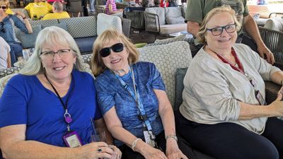 On the pool deck on the Koningsdam