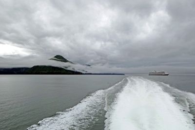 Ship anchored in Stephens sage, Alaska