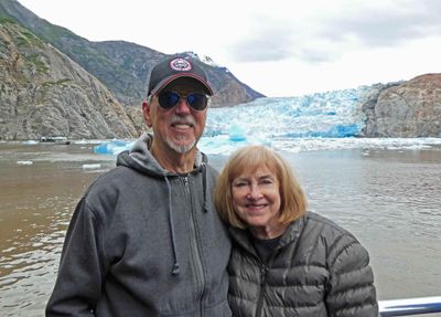 In front of South Sawyer Glacier