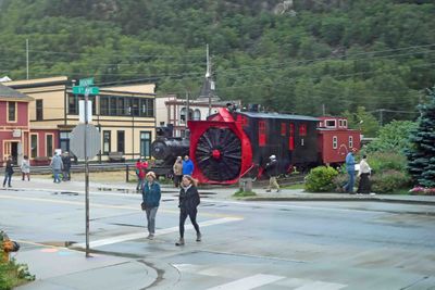 One of a few remaining Rotary Snowplows is in Skagway, AK