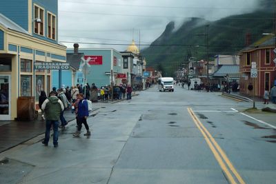Broadway Street in Skagway, AK