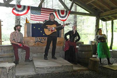 Liarsville 'melodrama' based on a poem by the 'Bard of the North' (Robert Service)