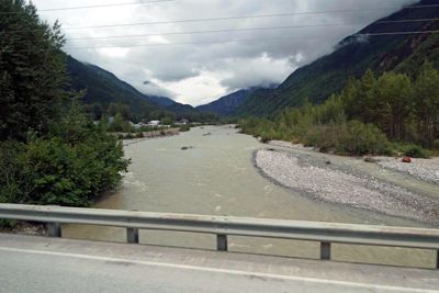 Crossing Skagway River, AK