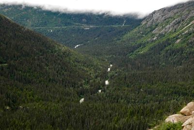 View from Inspiration Point on the White Pass & Yukon Railroad Route