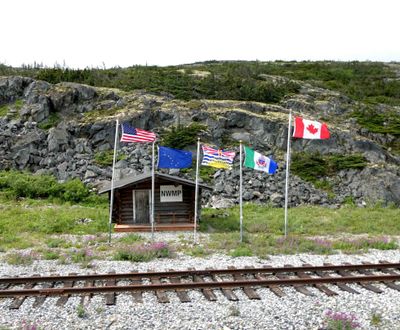Northwest Mounted Police cabin at White Pass Summit