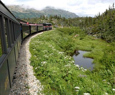 Riding the White Pass & Yukon Railroad Route