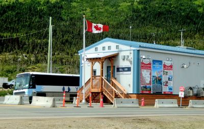 Canadian Customs building at Fraser, British Columbia