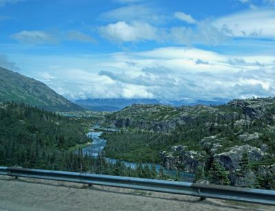 Scenic Valley near the Canada-Alaska Border