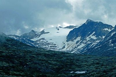 Lots of snow near US 98 from Fraser, BC, to Skagway, AK