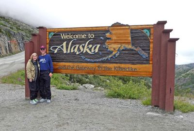 Crossing back into Alaska on US 98