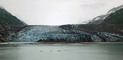 Kayakers in Glacier Bay National Park