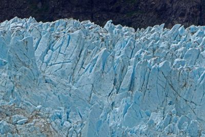 Glacial ice of Margerie Glacier