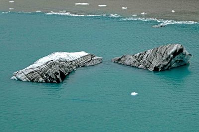 Interesting ice in Glacier Bay National Park