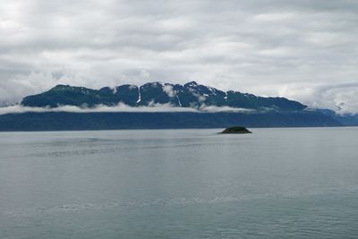 Small island near the entrance to Glacier National Park