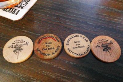 Two of our group 'rang the bell' and bought two rounds for the bar