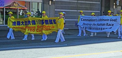 Interesting parade in Vancouver