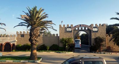 Entrance to Agadir Fantasia (in Morocco)