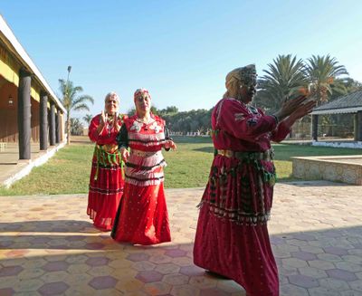 Moroccan Folk dancers at Fantasia