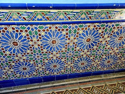 16th or 17th century tiles in San Cristobal de La Laguna, Tenerife.jpg