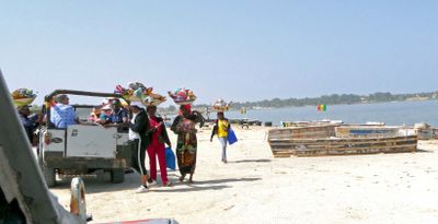 Vendors on the shoreline of Lake Retba, Senegal.jpg