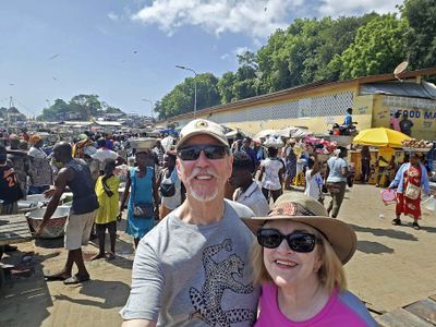 Bill & Susan at the Sekondi, Ghana fish market.jpg