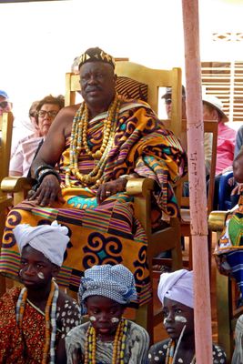 The King of Akepe, Togo presides over about 12,000 subjects.JPG
