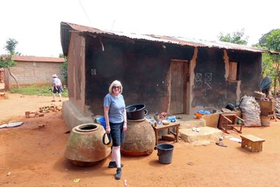 Togolese house in the village of Akepe, Togo.JPG