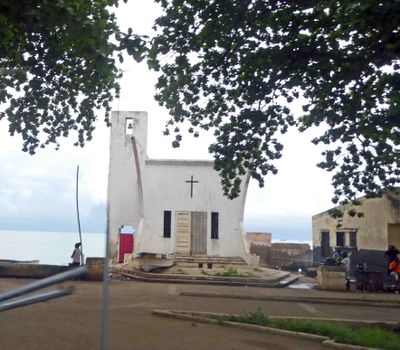 Small Chapel by the sea in Sao Tome & Principe.JPG