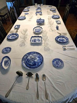 Sao Tome colonial dining room replica in the Sao Tome Museum.jpg