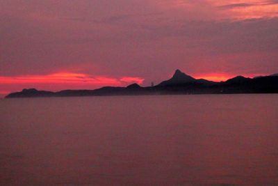 Sailing away from Sao Tome & Principe at sunset.JPG
