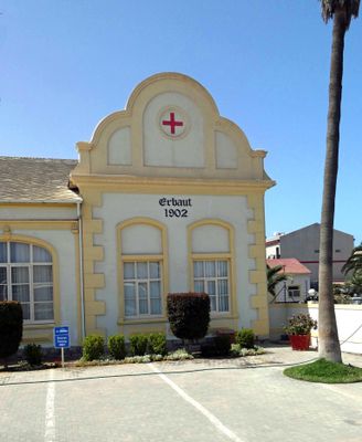 Hotel Prinzessin Rupprecht, previously a German colonial hospital, in Swakopmund.JPG