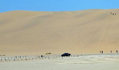 Sand dunes on the western edge of Namib Desert in Namibia.JPG