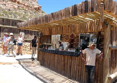 Refreshment and bathroom break in Aquila Game Reserve.JPG