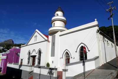 Mosque in Cape Town's Bo-Kaap neighborhood where over 50% of residents are Muslim.JPG