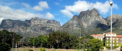 Table Mountain and Devil's Peak are part of the 12 Apostles Mountain Range.JPG