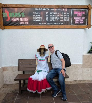 First lunch in Old San Juan, Puerto Rico