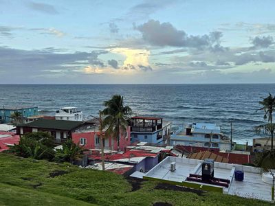 Oceanfront neighborhood near Castillo San Cristobal in Old San Juan