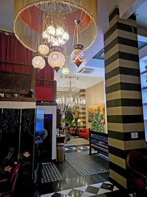 Lobby of CasaBlanca Hotel in Old San Juan