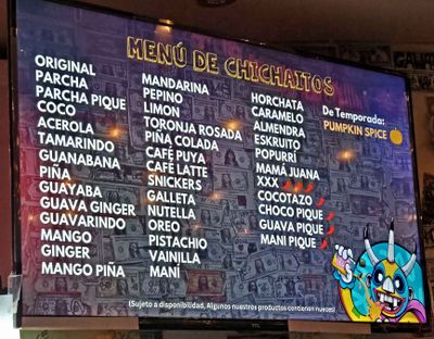 Chichaitos are mini-shots that are a specialty of San Juan, Puerto Rico