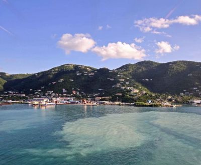 Docking in Tortola, British Virgin Islands