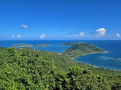 View from Little Bay Lookout on Virgin Gorda in the British Virgin Islands