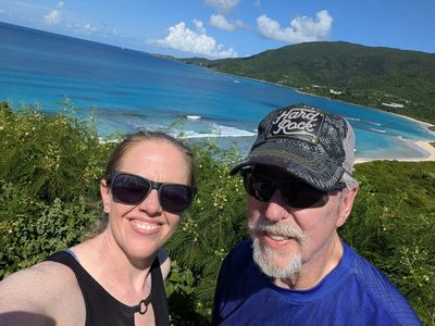 Photo Stop above Dog Bay Beach on Virgin Gorda