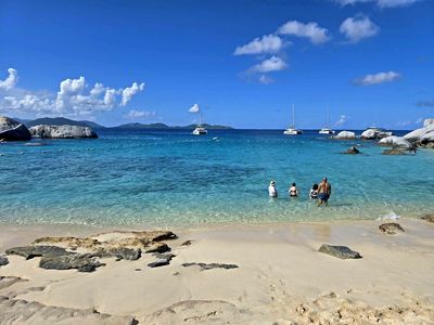 Devil's Bay in Greater Baths National Park on Virgin Gorda