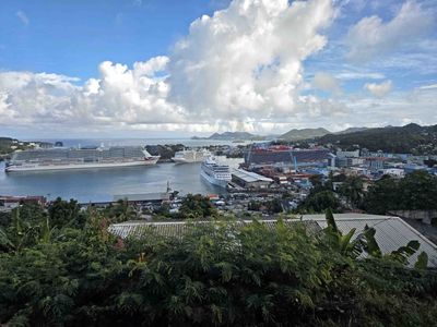Cruise port in Castries, St. Lucia