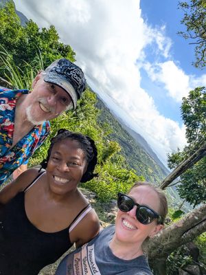 Our tour guide in St. Lucia