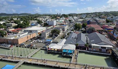 Docked in St. John's, Antigua