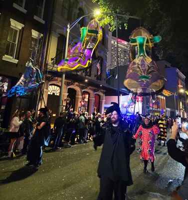 Floating shoes in the Muses Parade.jpg